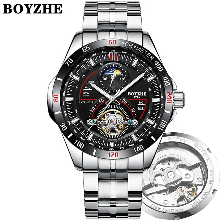 Boyzhe Brand waterproof custom logo tourbillon watch tourbillon movement watches men wrist
Boyzhe Brand waterproof custom logo tourbillon watch tourbillon movement watches men wrist