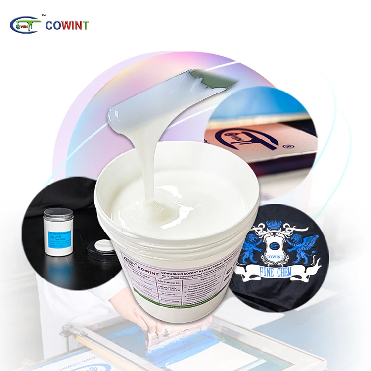 Cowint high performance fastness printing ink Machine rubber clear white paste ink for T-shirt textile
Cowint high performance fastness printing ink Machine rubber clear white paste ink for T-shirt textile