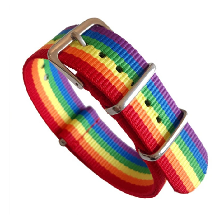 Fashion Couple Friends Jewelry Nylon Bracelet Colorful Rainbow Bracelet for Couple, Picture shows
Fashion Couple Friends Jewelry Nylon Bracelet Colorful Rainbow Bracelet for Couple, Picture shows