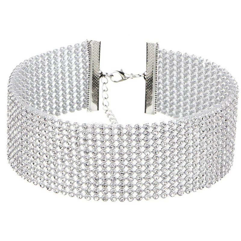 2021 Amazon Hot Selling Women Fashionable Simple Diamond Choker Necklace Jewelry Necklace Chokers For Ladies, Silver
2021 Amazon Hot Selling Women Fashionable Simple Diamond Choker Necklace Jewelry Necklace Chokers For Ladies, Silver