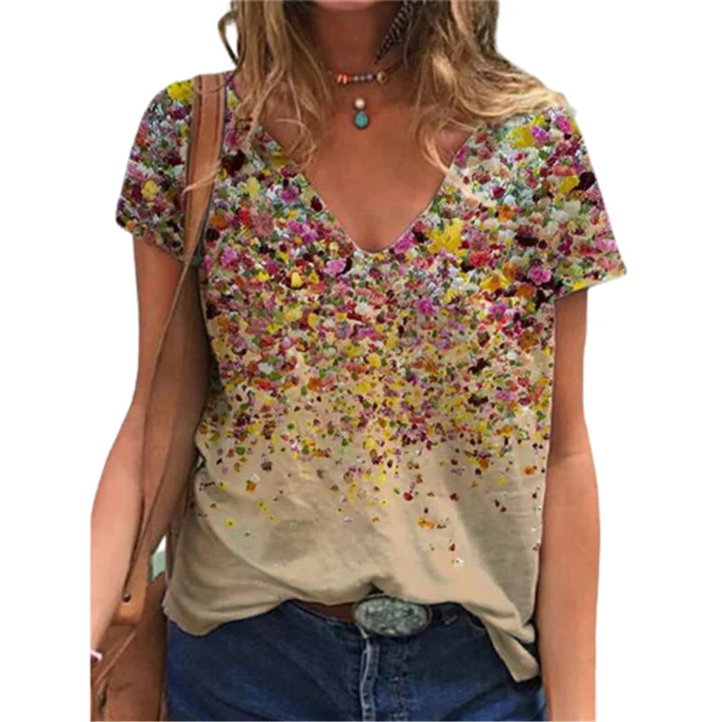 plus size women clothing 2021 New Summer Oversized Tops 5XL Casual Short Sleeve V-Neck Loose Floral Print T Shirt Plus Size
plus size women clothing 2021 New Summer Oversized Tops 5XL Casual Short Sleeve V-Neck Loose Floral Print T Shirt Plus Size