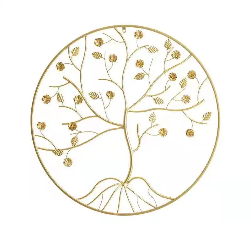 Nordic minimalist wrought iron tree metal wall art decor living room corridor hotel wall round metal decoration
Nordic minimalist wrought iron tree metal wall art decor living room corridor hotel wall round metal decoration