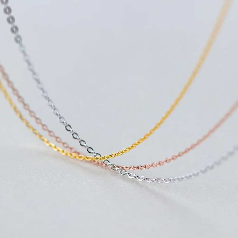 S2005 S925 Silver Necklace Women'S Korean Version Simple Cross Chain Personality Fashion No Pendant Naked Chain
S2005 S925 Silver Necklace Women'S Korean Version Simple Cross Chain Personality Fashion No Pendant Naked Chain