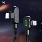 MCDODO double elbow PD fast charge data cable for iPhone 11,charging and data transmission 2 in 1.
