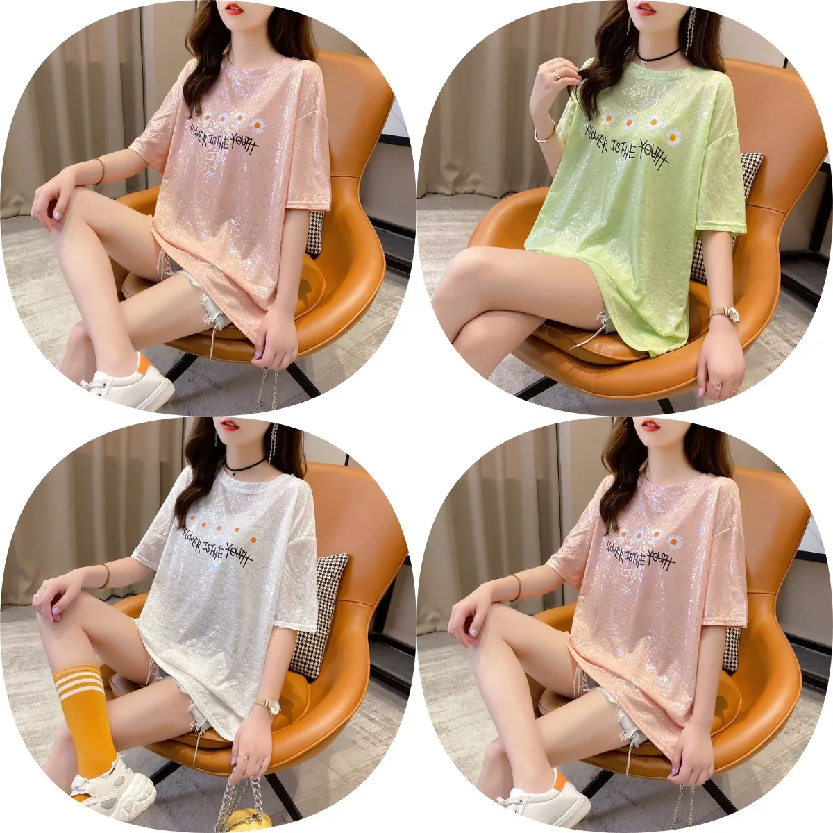 Wholesale summer blouse women large T-shirt casual collar graphic T-shirt print women's shirt factory
Wholesale summer blouse women large T-shirt casual collar graphic T-shirt print women's shirt factory
