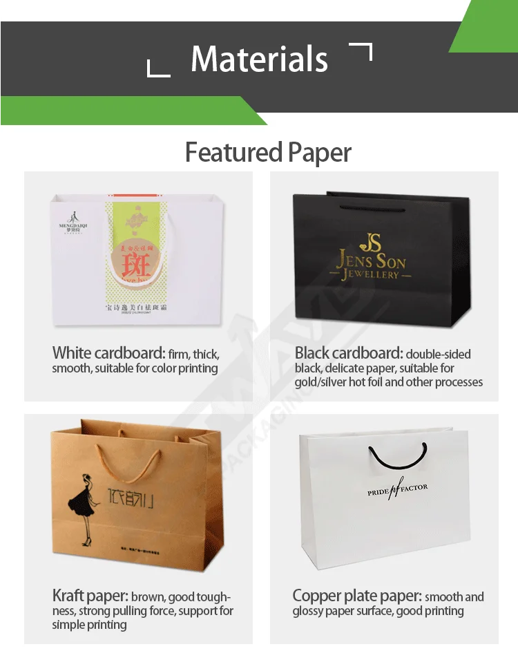 luxury custom logo printing shopping paper bag gift packaging