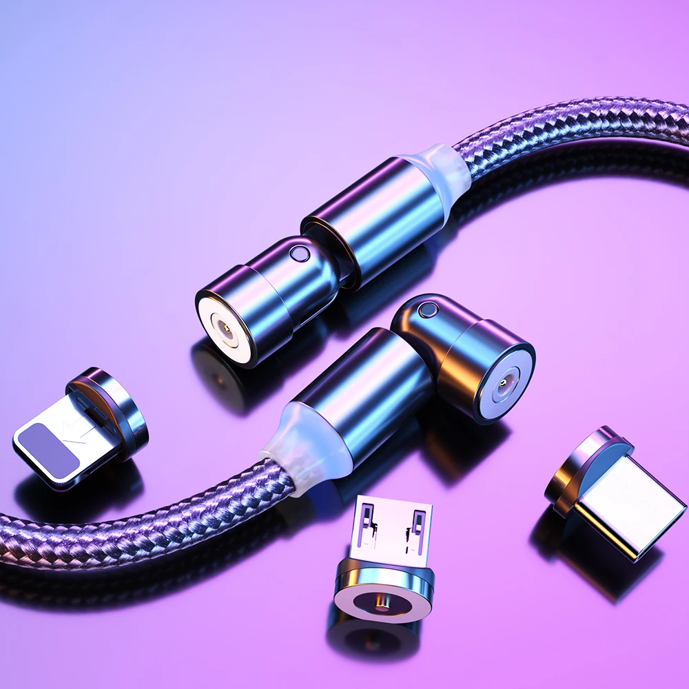 High Quality 3 In 1 Magnetic USB Cable For Micro IOS Type C Safe Charging cable Wholesale On Stock Rotate 540 Degrees
High Quality 3 In 1 Magnetic USB Cable For Micro IOS Type C Safe Charging cable Wholesale On Stock Rotate 540 Degrees