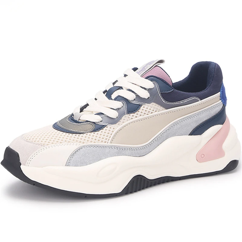 Genuine Leather Korean Splicing Mesh Breathable Platform Sneaker Female 2021 Designer Luxury Purple Running Casual Shoes
Genuine Leather Korean Splicing Mesh Breathable Platform Sneaker Female 2021 Designer Luxury Purple Running Casual Shoes