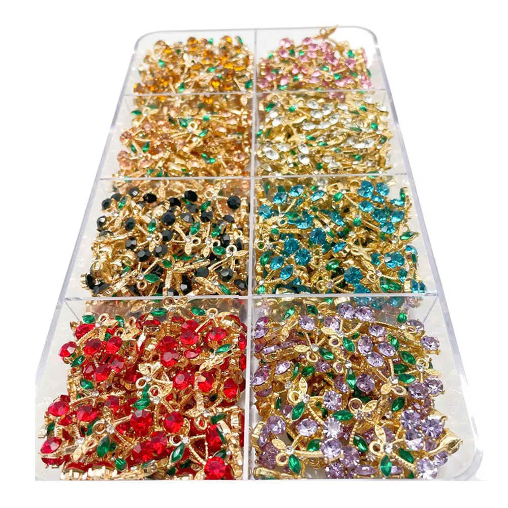 100Pcs/Lot Colorful Rhinestone Cherry Pendants Gold Plated Cherry Fruit Dangle Charms For Necklace Bracelet Jewelry Craft Making
100Pcs/Lot Colorful Rhinestone Cherry Pendants Gold Plated Cherry Fruit Dangle Charms For Necklace Bracelet Jewelry Craft Making