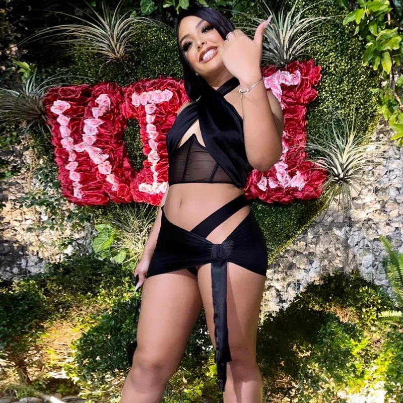 2021Fashion Women's Sexy Night Club Dress Two Pieces Set Suit Tank Top Vest Mini Skirt Girls, Customized color
2021Fashion Women's Sexy Night Club Dress Two Pieces Set Suit Tank Top Vest Mini Skirt Girls, Customized color
