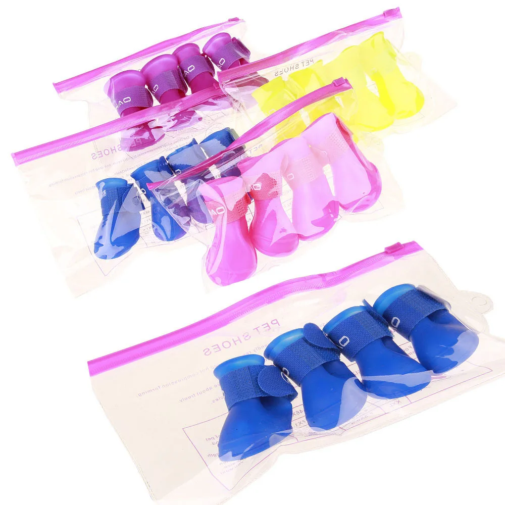 Pet Silicone Soft Rubber Outdoor Waterproof Shoes Rain Boot Dog Shoes, Customized color
Pet Silicone Soft Rubber Outdoor Waterproof Shoes Rain Boot Dog Shoes, Customized color