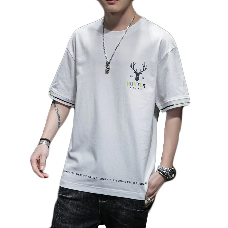 Factory Direct Sales Clothing Print Short Sleeve T-shirt Men's Cotton Loose Half Sleeve Men's T-shirt
Factory Direct Sales Clothing Print Short Sleeve T-shirt Men's Cotton Loose Half Sleeve Men's T-shirt
