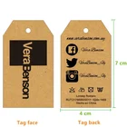 Eco-Friendly,Recycled Feature and Printed Technics hang tags design for glasses