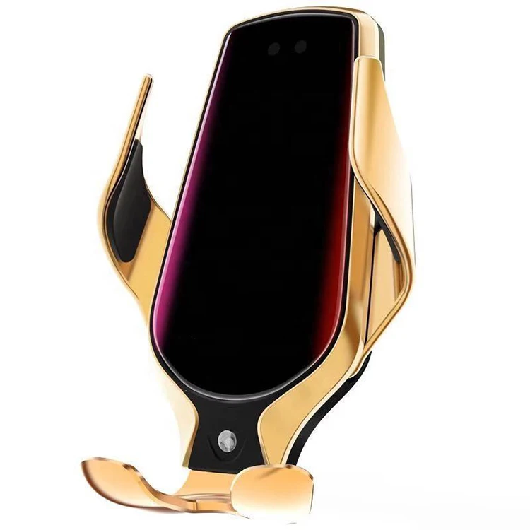 Top1 2021 new products mobile phone holder Qi wireless car charger with holder for mobile phones, Black/gold/silver
Top1 2021 new products mobile phone holder Qi wireless car charger with holder for mobile phones, Black/gold/silver