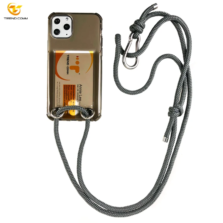 TPU Transparent Case Necklace For iPhone 11 Pro Case With Card Slot, Transparent, transparent grey, transparent yellow 
TPU Transparent Case Necklace For iPhone 11 Pro Case With Card Slot, Transparent, transparent grey, transparent yellow