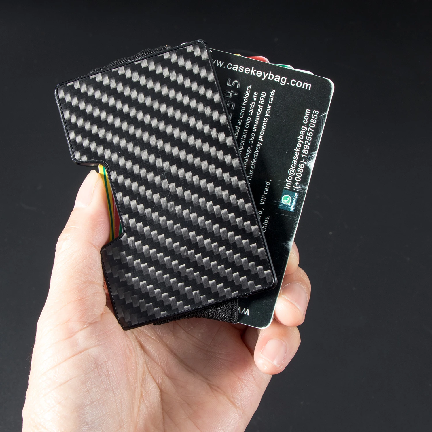 2021 New Carbon Fiber Metal Card Holder Wallet RFID Blocking Business Card Holder with Money Clip
2021 New Carbon Fiber Metal Card Holder Wallet RFID Blocking Business Card Holder with Money Clip