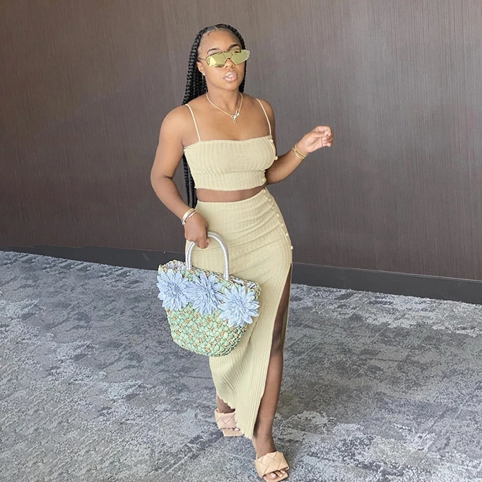 New Bodycon Bandage Sexy Dress Women Two-Piece Set Long Skirt Evening Dress For Ladies
New Bodycon Bandage Sexy Dress Women Two-Piece Set Long Skirt Evening Dress For Ladies