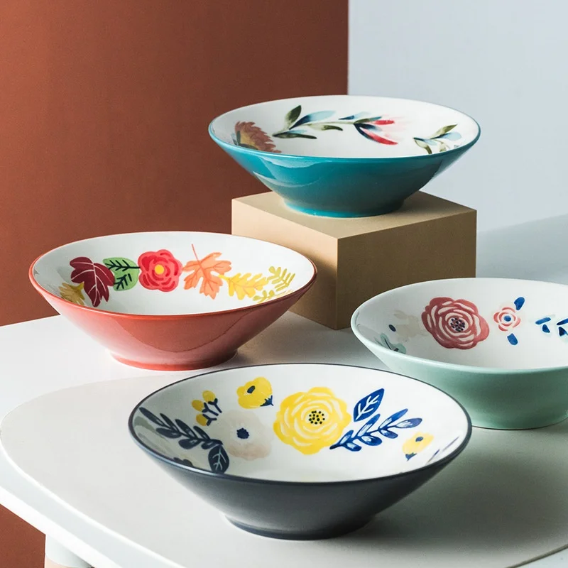High-quality Large Ceramic Bowl Porcelain Bowl for Ramen Noodles Tableware Ceramic Plates Noodle Bowl
High-quality Large Ceramic Bowl Porcelain Bowl for Ramen Noodles Tableware Ceramic Plates Noodle Bowl
