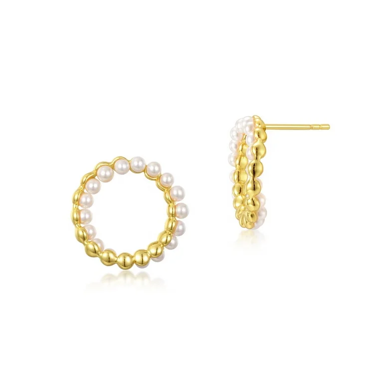 New Simple Geometric Earrings Fashion Temperament Sweet Shell Pearl Earrings Female Jewelry
New Simple Geometric Earrings Fashion Temperament Sweet Shell Pearl Earrings Female Jewelry