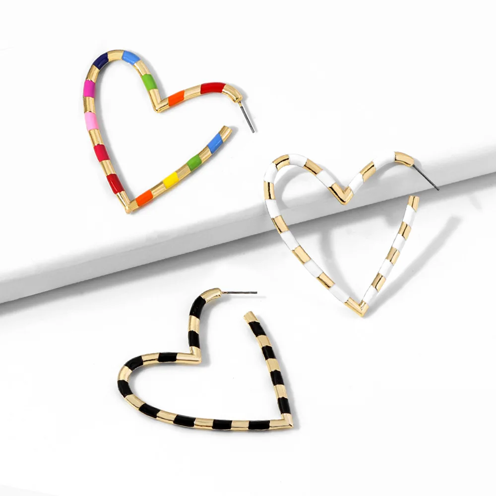 Wholesale Multi Colors Fancy Earrings Heart Earrings For Ladies Hot Selling Hoop Earrings
Wholesale Multi Colors Fancy Earrings Heart Earrings For Ladies Hot Selling Hoop Earrings