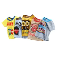 Summer Children's Short Sleeve T-shirt Pure Cotton Korean Design Boy's Girl's Half Sleeve Factory Direct Price
Summer Children's Short Sleeve T-shirt Pure Cotton Korean Design Boy's Girl's Half Sleeve Factory Direct Price