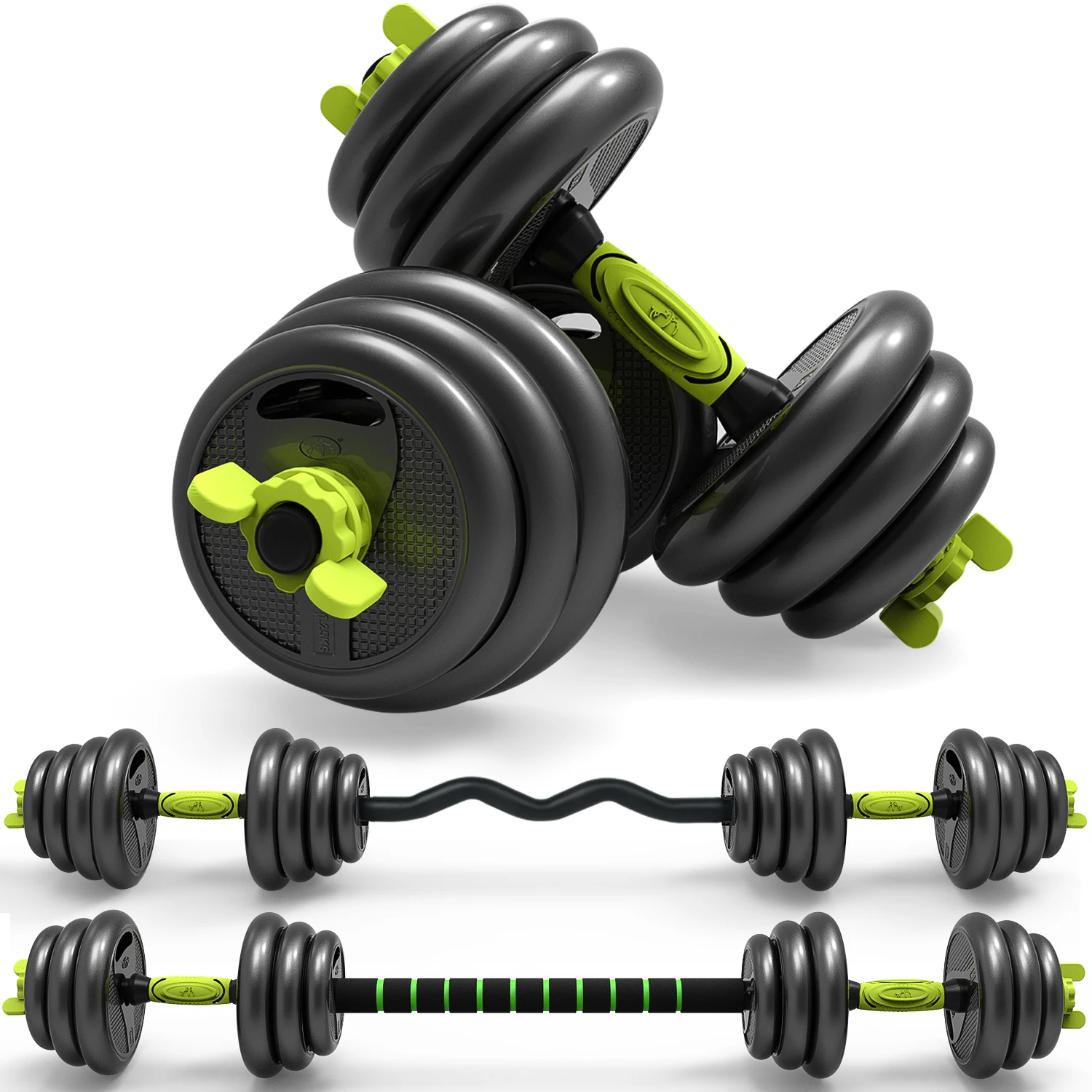 Cross Fit Rubber Coated Adjustable Gym Equipment Cement Barbell and 30kg Dumbbell Set Logo, Yellow
Cross Fit Rubber Coated Adjustable Gym Equipment Cement Barbell and 30kg Dumbbell Set Logo, Yellow