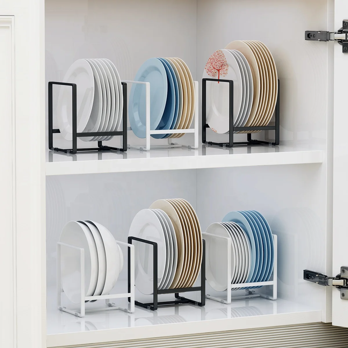 Hot selling standing type plate storage holder Dish rack for home kitchen, White / black
Hot selling standing type plate storage holder Dish rack for home kitchen, White / black