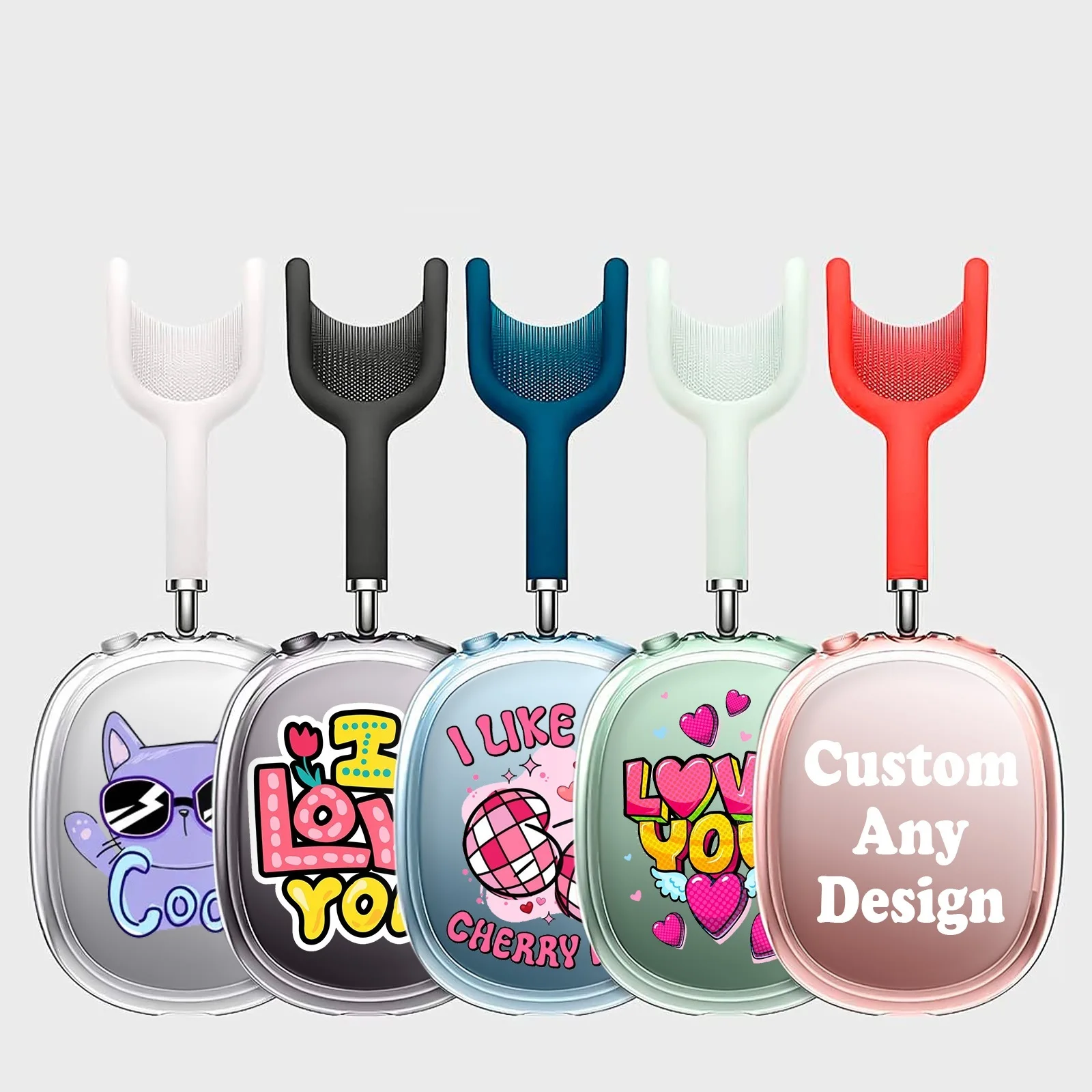 Custom Logo Design Transparent Clear TPU Headphone Protective Case Cover For Airpods Max
Custom Logo Design Transparent Clear TPU Headphone Protective Case Cover For Airpods Max