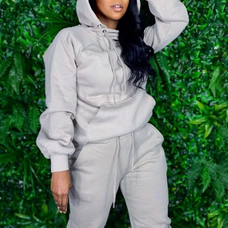 Casual Spring 2021 Plain Plus Size 2 Two Piece Jogger Womens Hoodies Clothes Sweat Suits Pants Tracksuits Set Women Clothing, Gray,red,black,blue
Casual Spring 2021 Plain Plus Size 2 Two Piece Jogger Womens Hoodies Clothes Sweat Suits Pants Tracksuits Set Women Clothing, Gray,red,black,blue