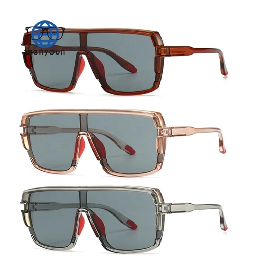 Teenyoun Europe And America Sunglasses 2023 New Metal Glasses Hip Hop One-Piece Large Frame Oversized For Women
Teenyoun Europe And America Sunglasses 2023 New Metal Glasses Hip Hop One-Piece Large Frame Oversized For Women