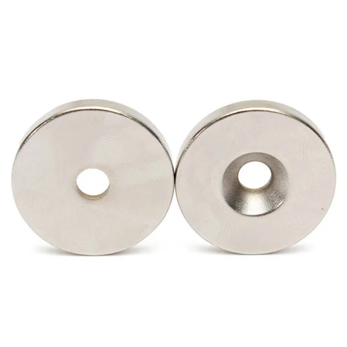 discount round countersunk head small neodymium magnet with hole