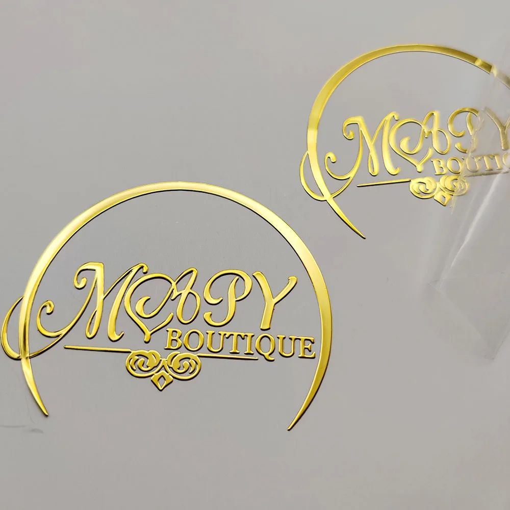 

Embossed Label Decals Stickers Gold Foil Transfer Metal Luxury 2022 Custom Logo 3d Metallic Stickers Waterproof Plating Accept