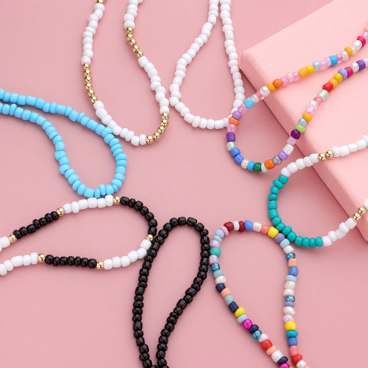 VRIUA Colorful Beads Anklet Women Holiday Summer Beach Handmade Resin Lady Fashion Jewelry Foot Leg Bohemian Anklet
VRIUA Colorful Beads Anklet Women Holiday Summer Beach Handmade Resin Lady Fashion Jewelry Foot Leg Bohemian Anklet