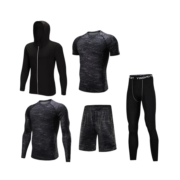 juven outdoor Quick Dry T Shirt Men Fitness Sportswear 5 pieces sets Gym Wear,, Customized colors
juven outdoor Quick Dry T Shirt Men Fitness Sportswear 5 pieces sets Gym Wear,, Customized colors