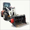 front wheel loader with concrete mixing bucket mini wheel loader and loader crane