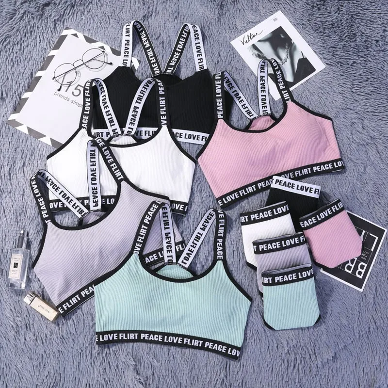 Size 32-34-36 A-B-C Female Bra Set Seamless Lingerie Sport Bra Brief Sets Cotton Active Bras Wire Free Underwear Women
Size 32-34-36 A-B-C Female Bra Set Seamless Lingerie Sport Bra Brief Sets Cotton Active Bras Wire Free Underwear Women