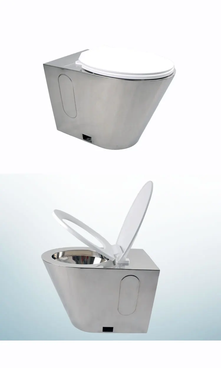 YUSUN Wall Hung WC Toilet Stainless Steel, View wc toilet stainless