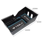 Center console car interior auto accessories model 3 tesla body armrest cover glove compartment storage organizer