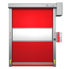 Interior Fast Action Pvc High-Speed Roller Shutter Emergency Exit Door With Control Box