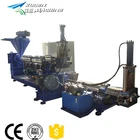 Waste PP plastic pelletizing recycling LDPE HDPE film granulator