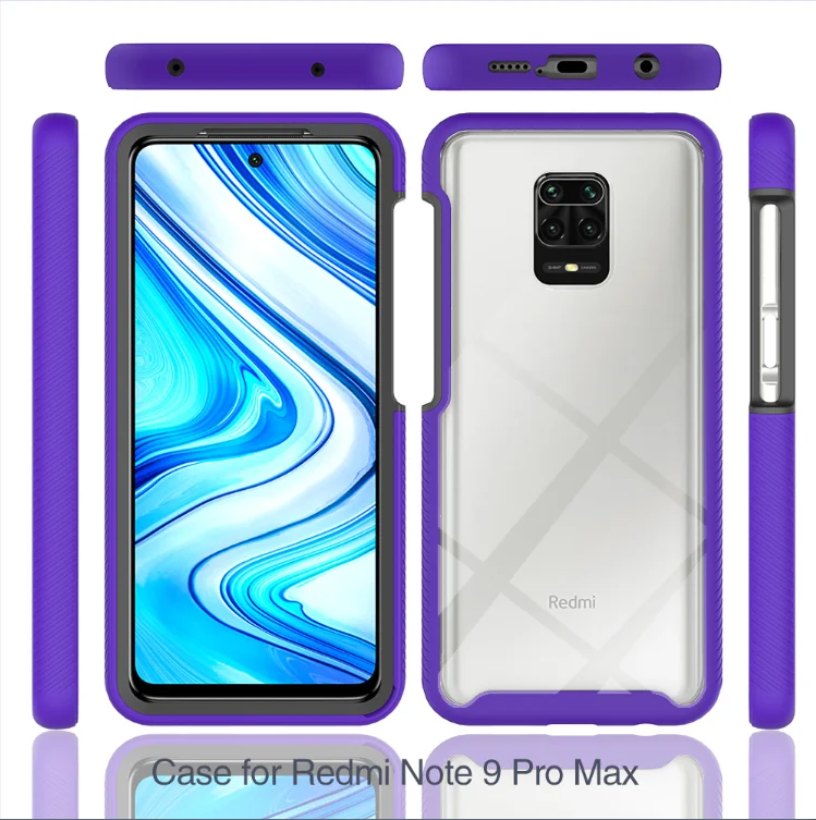 360 degree protective 2 in 1 case for redmi 9a clear TPU PC mobile phone case for redmi note 9 pro max, 6 colors
360 degree protective 2 in 1 case for redmi 9a clear TPU PC mobile phone case for redmi note 9 pro max, 6 colors