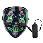 2019 Amazon hot-sale light up DJ party purge mask