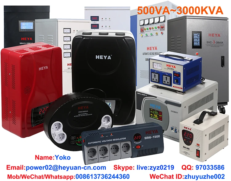 12KVA 10000W relay or servo LCD 220V AC Automatic Voltage Regulator/Stabilizer/AVR