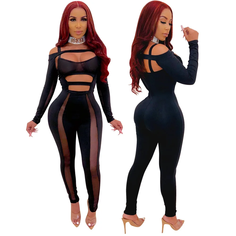 Fashion Sexy Mesh Jumpsuit For Women Night Club Long Sleeve Bodycon Rompers One Pieces Jumpsuits
Fashion Sexy Mesh Jumpsuit For Women Night Club Long Sleeve Bodycon Rompers One Pieces Jumpsuits