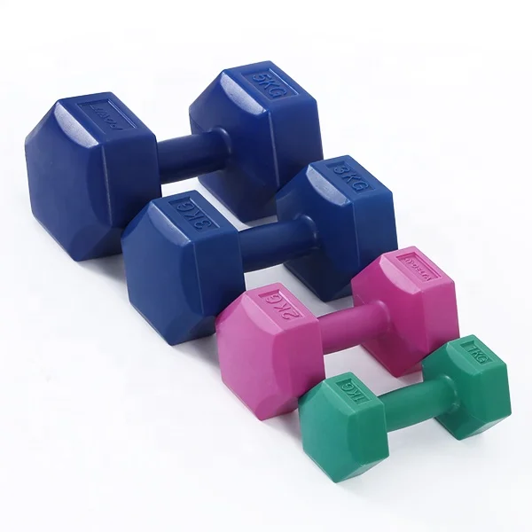 pink dumbbell set