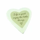 Factory Price Ceramic Heat Shape English Letter Pendant Easter Craft Easter Indoor Decoration