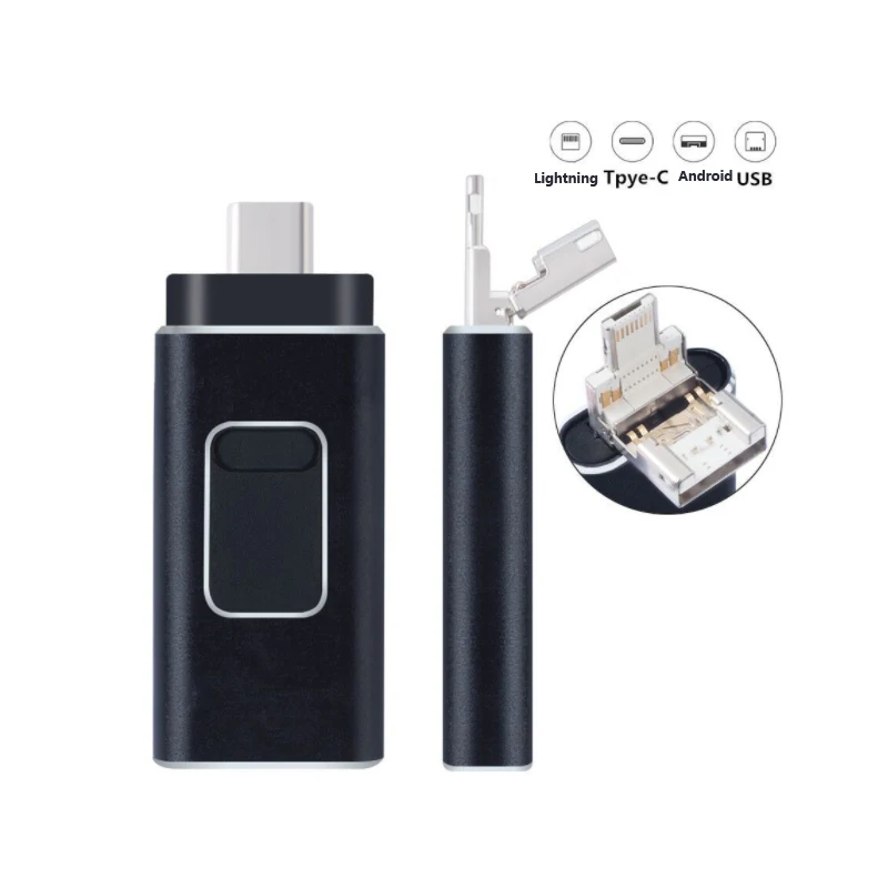 Waterproof metal mobile phone 4 in 1 OTG usb 3.0 flash drives USB C Type C USB flash drive
Waterproof metal mobile phone 4 in 1 OTG usb 3.0 flash drives USB C Type C USB flash drive