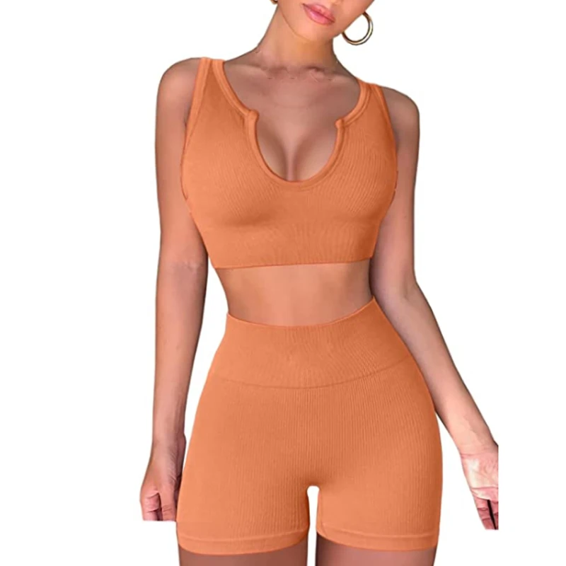 Women Seamless Yoga Workout Set 2 Piece Outfits Gym Shorts Sports Bra Seamless Gym Clothing
Women Seamless Yoga Workout Set 2 Piece Outfits Gym Shorts Sports Bra Seamless Gym Clothing