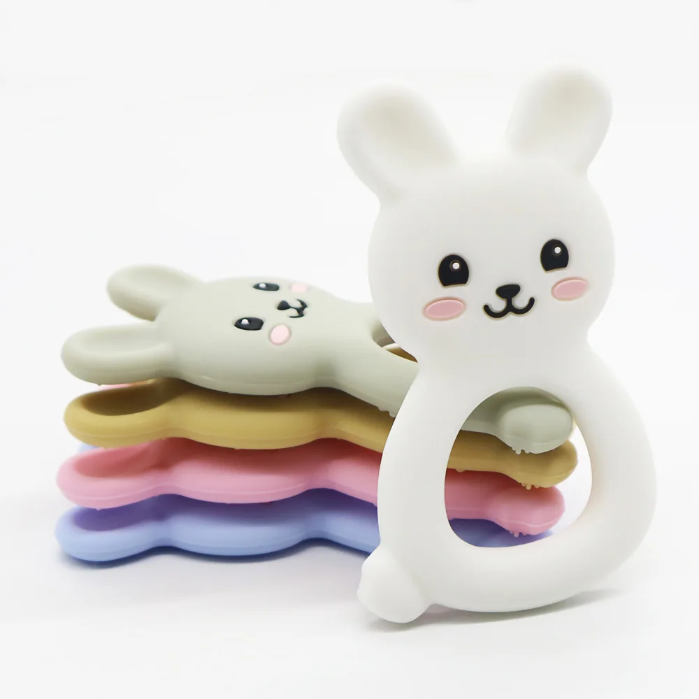 Animal Shape Bpa Free Non-toxic Silicone Bunny Teether Chew Toy/SIlicone Rabbit Teether
Animal Shape Bpa Free Non-toxic Silicone Bunny Teether Chew Toy/SIlicone Rabbit Teether