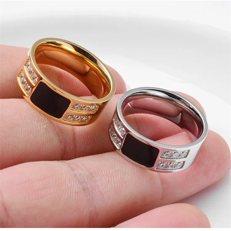 European Style High quality Luxury Stainless Steel Cubic Zirconia Circle Rings Men
European Style High quality Luxury Stainless Steel Cubic Zirconia Circle Rings Men